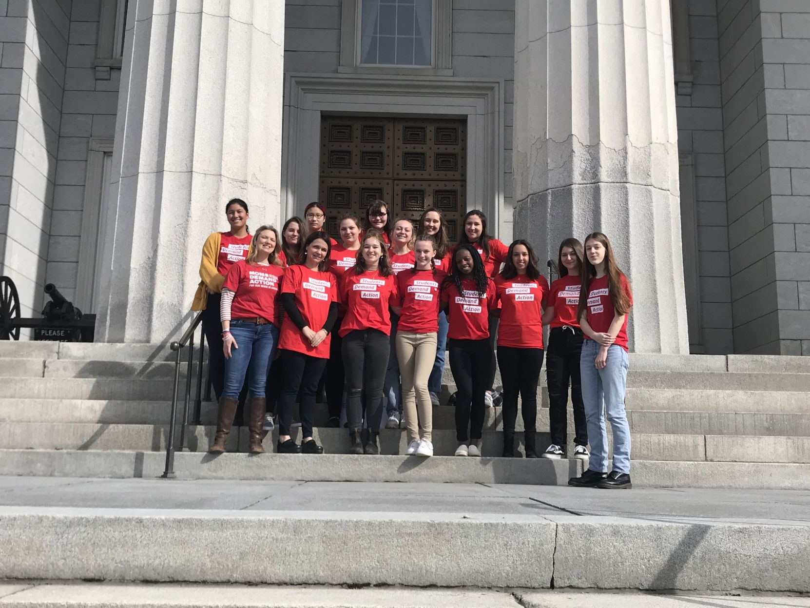 Students Demand Action visits Montpelier